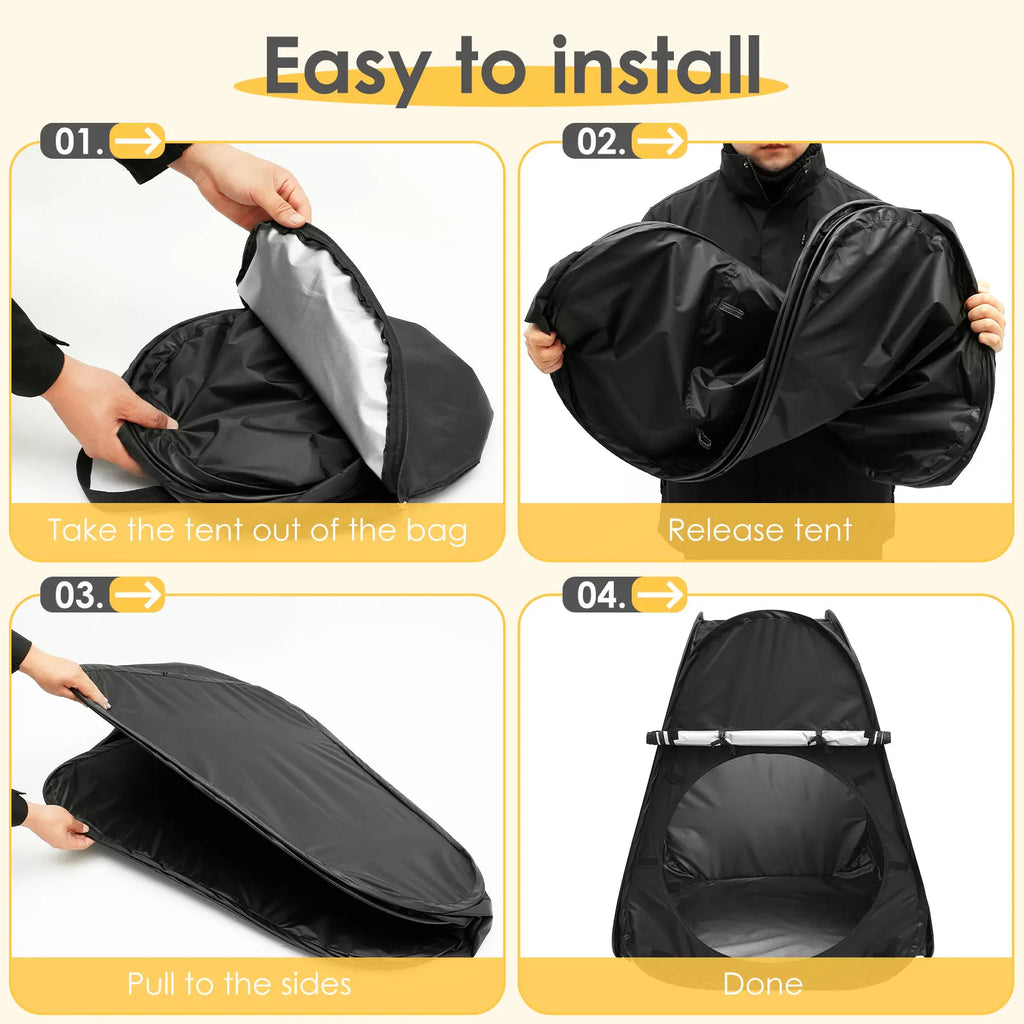 Sensory Tent for Kids & Autism – Blackout Sensory Den | Portable Dark Den Tent for Calming, Relaxation & Therapy