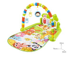 Baby Activity Gym Play Mat with Music Rack & Piano Keyboard - Soft Puzzle Carpet for Infant Crawling & Playtime