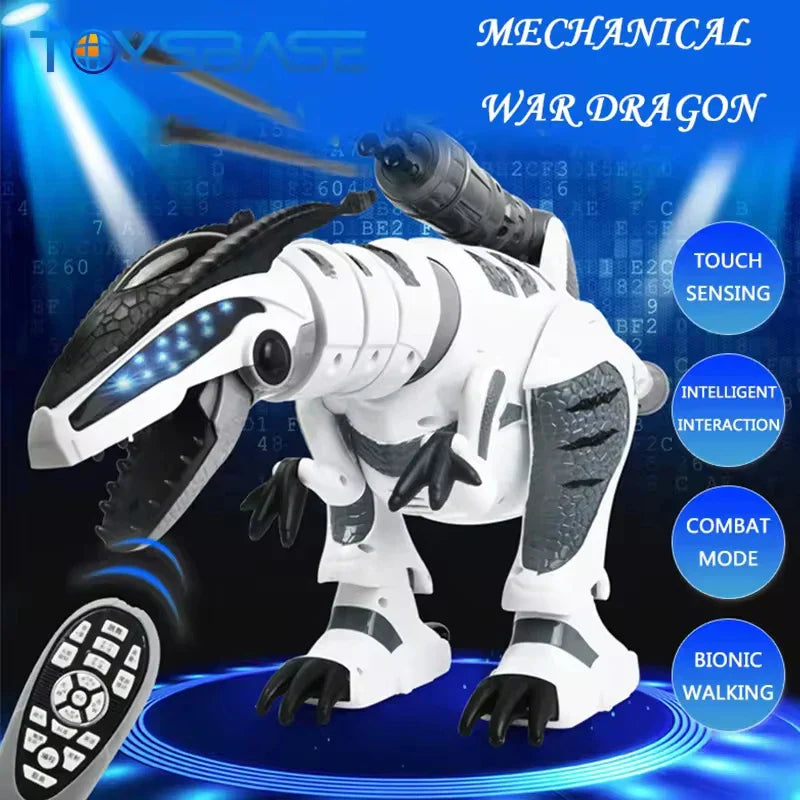 Interactive RC Dinosaur Toy | Realistic Movements, Light & Sound Effects for Kids Aged 3+