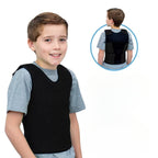 Weighted Jacket for Kids - Unisex Navy Heavy Coat for Sensory Support and Comfort in Cold Weather