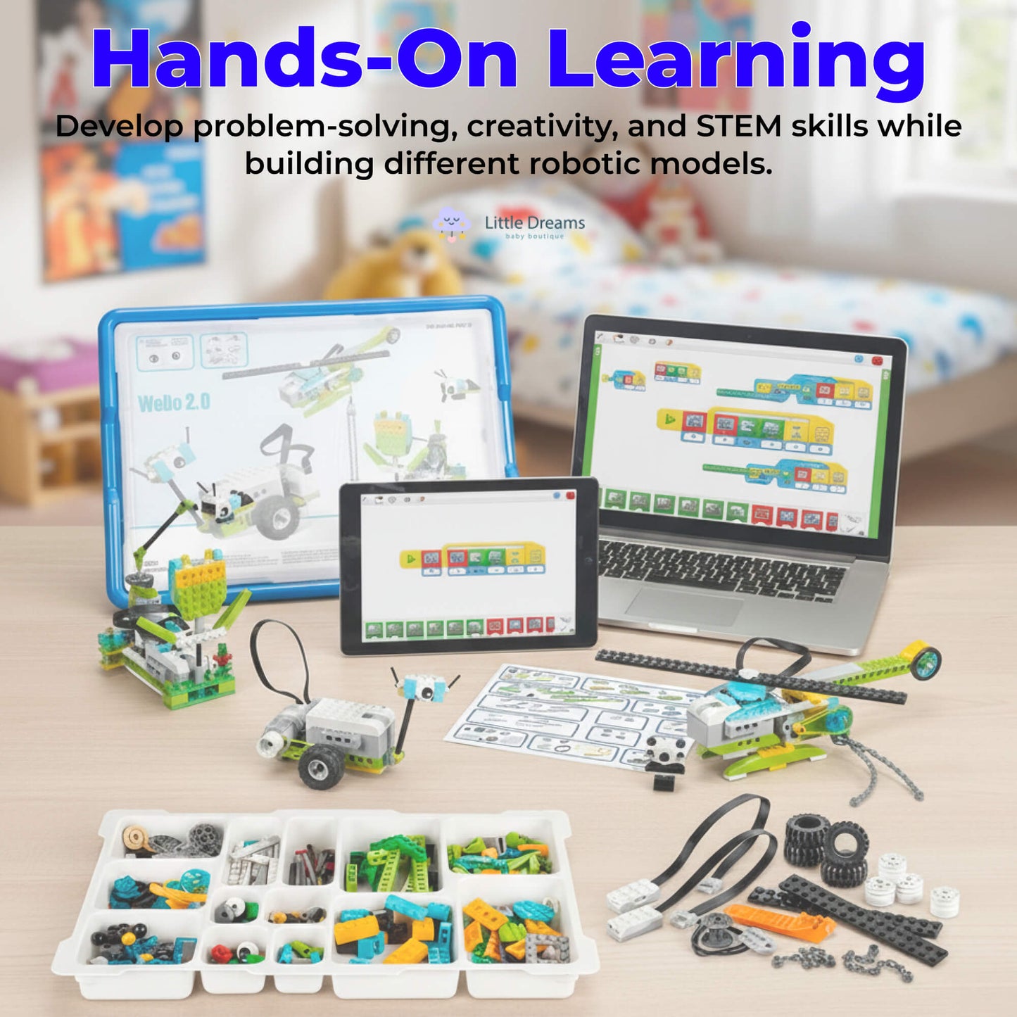 STEM Robotics Kit for Kids – Build Your Own Intelligent Robot