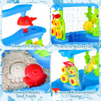 3-in-1 Outdoor Sand & Water Table | BPA-Free, Weather-Resistant & Ideal for Backyard Fun and Summer Play for Kids