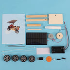 Race Car Construction Kit | Solar-Powered, Battery-Operated & Ideal for Learning About Renewable Energy