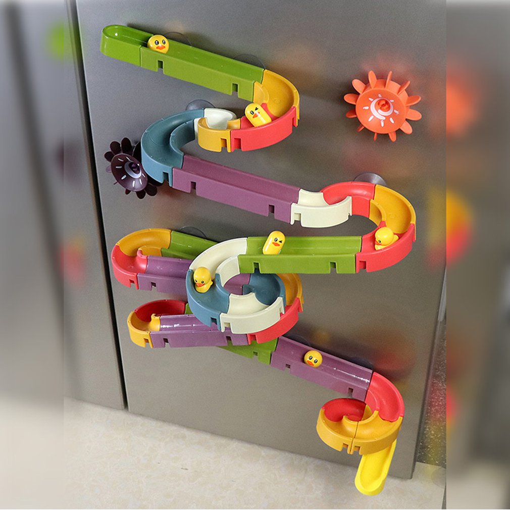 Duck & Slide Bath Toy - Fun and Educational Bath Toy for Toddlers with Duckling Slide
