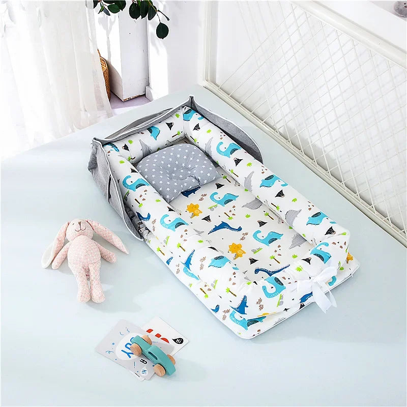 Portable Baby Nest Bed | Ultra-Soft, Lightweight & Travel-Friendly for Newborns 0-12 Months