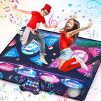 Large Electric Dance Mat for Kids - 8-Key Music Dance Pad with 2 Modes, 12 Games & 3 Levels - Perfect Christmas Gift for Girls
