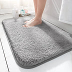 Super Thick Ultra-Plush Bathroom Rug | High-Density Microfiber, Non-Slip & Absorbent for Shower & Daily Use