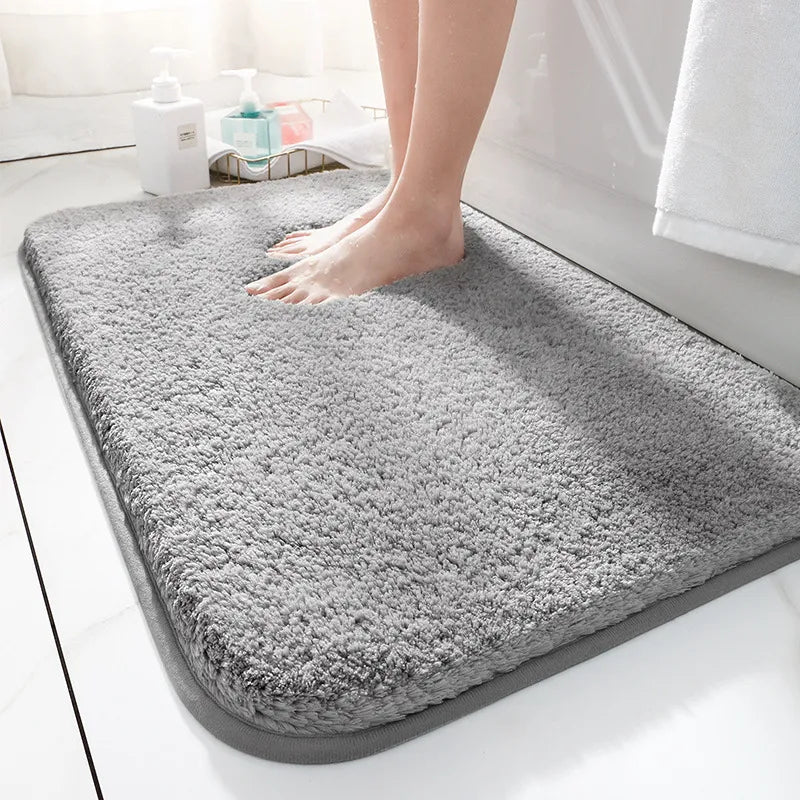 Super Thick Ultra-Plush Bathroom Rug | High-Density Microfiber, Non-Slip & Absorbent for Shower & Daily Use