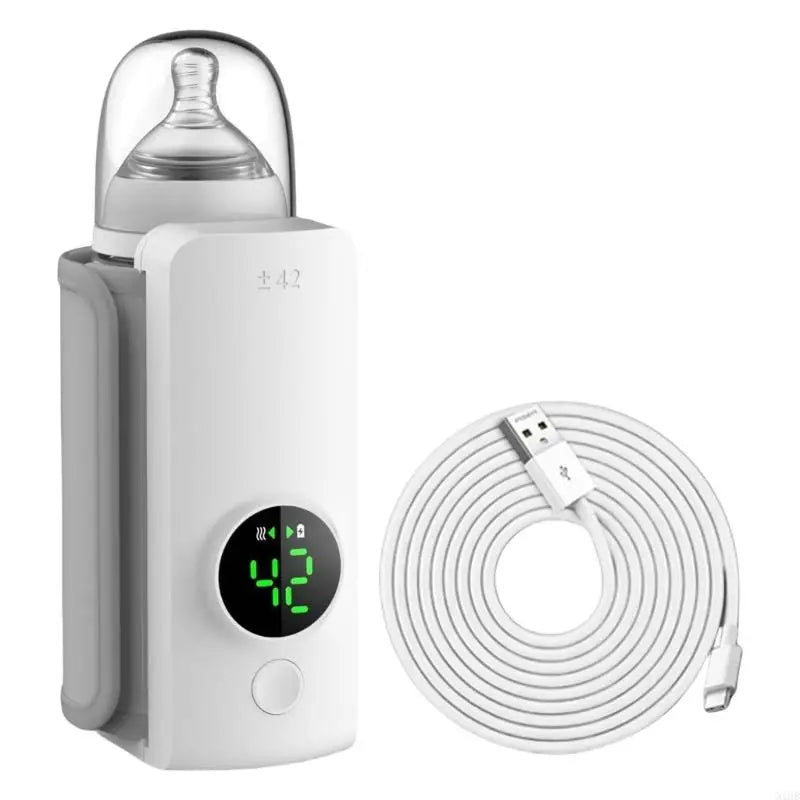 Travel-Friendly Baby Bottle Warmer | Quick Heating, USB Powered & Ideal for Newborns on the Go