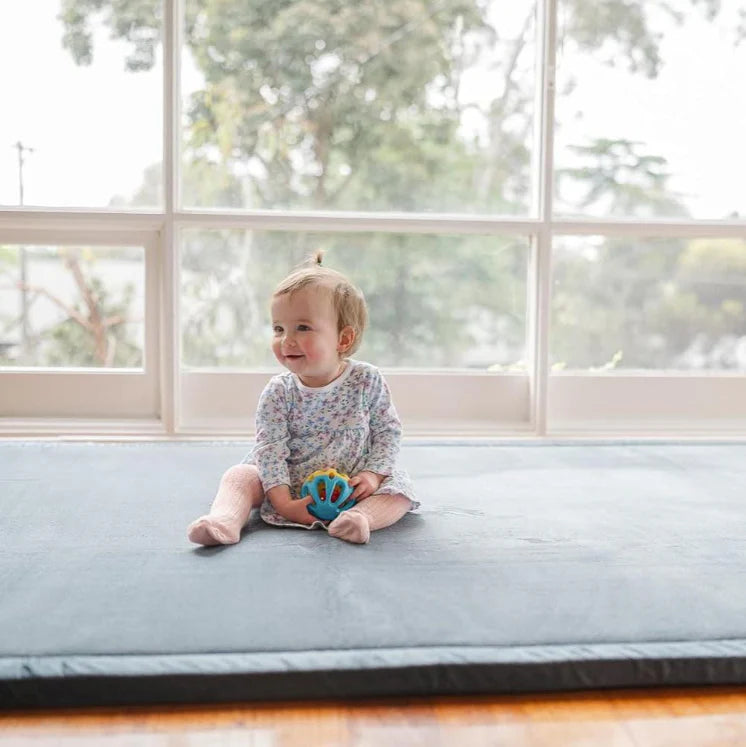Kids Ultra-Soft Tatami Playmat | Non-Toxic, Anti-Slip & Perfect for Safe Playtime in Dark Grey