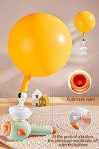 Montessori Sensory Toy for Babies - Whistle Ball Blowing Floating Blow Pipe Balls for Fine Motor Skills Development