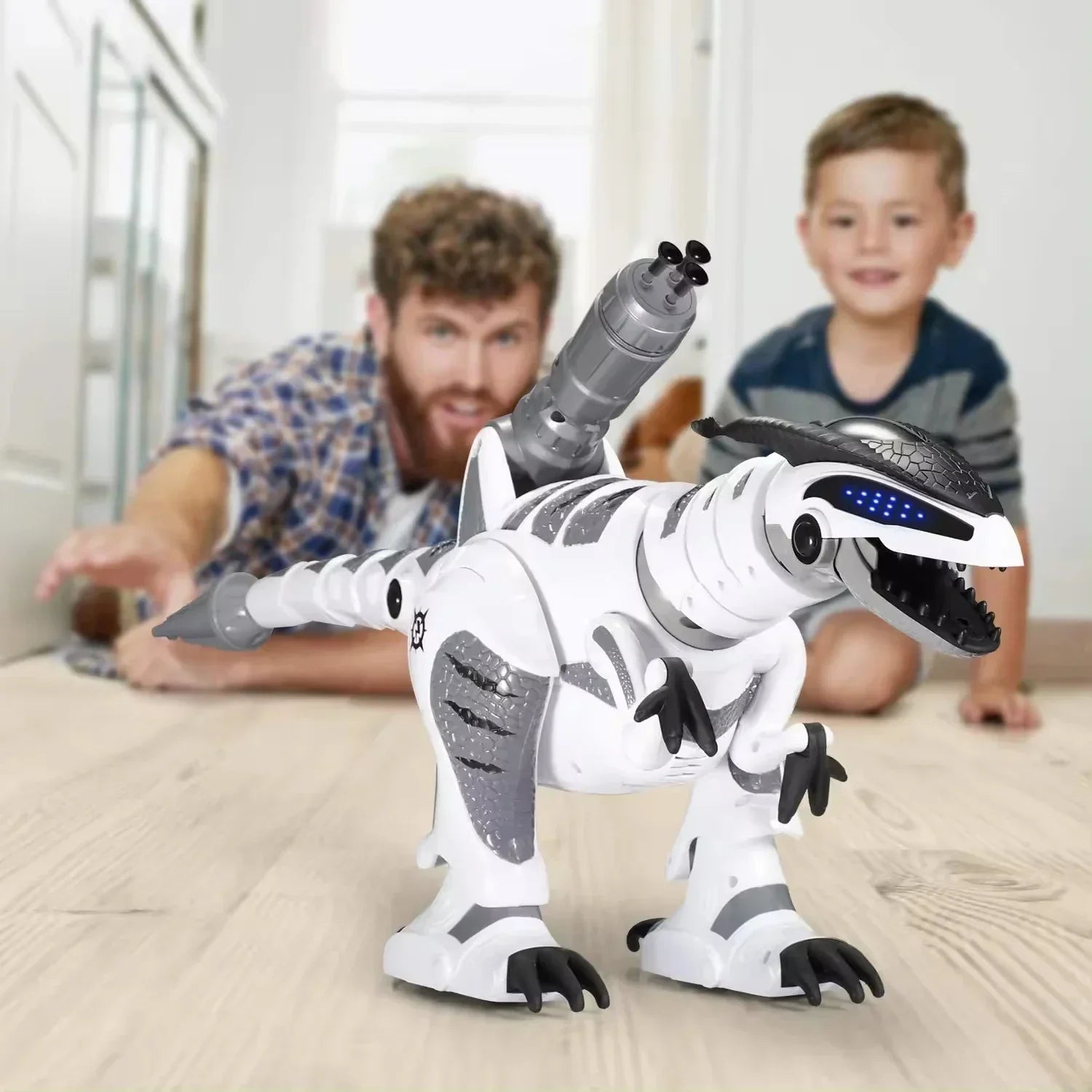 Interactive RC Dinosaur Toy | Realistic Movements, Light & Sound Effects for Kids Aged 3+