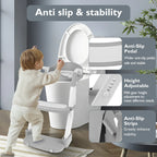 Adjustable Potty Training Seat | Non-Slip, Compact Design & Comfortable Toilet Training Essentials