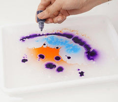 Art Water Marbling Painting Kit – Create Stunning Artwork with Marbled Designs  for All Ages