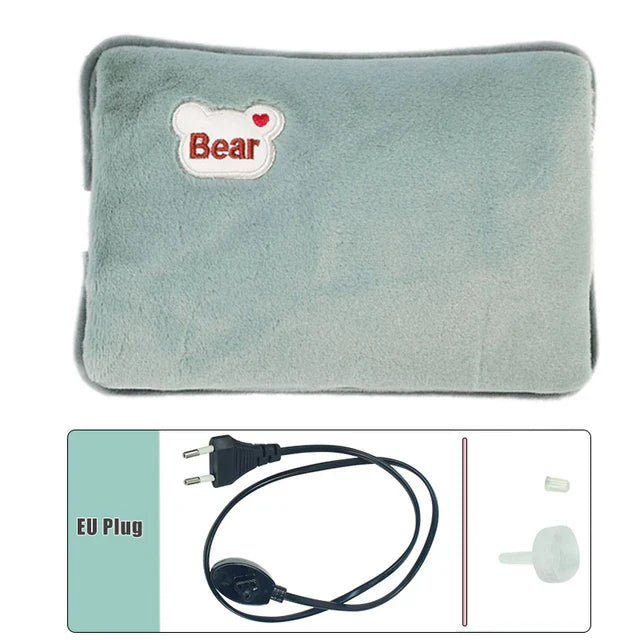 Rechargeable Electric Hot Water Bottle | Soft, Safe & Quick Heating for Babies and Little Ones