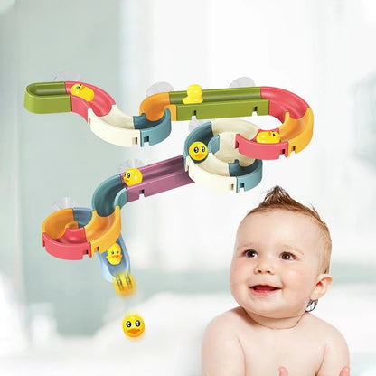 Duck & Slide Bath Toy - Fun and Educational Bath Toy for Toddlers with Duckling Slide