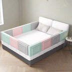 Baby Bed Rail Safety Barrier - 47cm Child Bed Fence Railing for Kids' Bed Protection and Safety