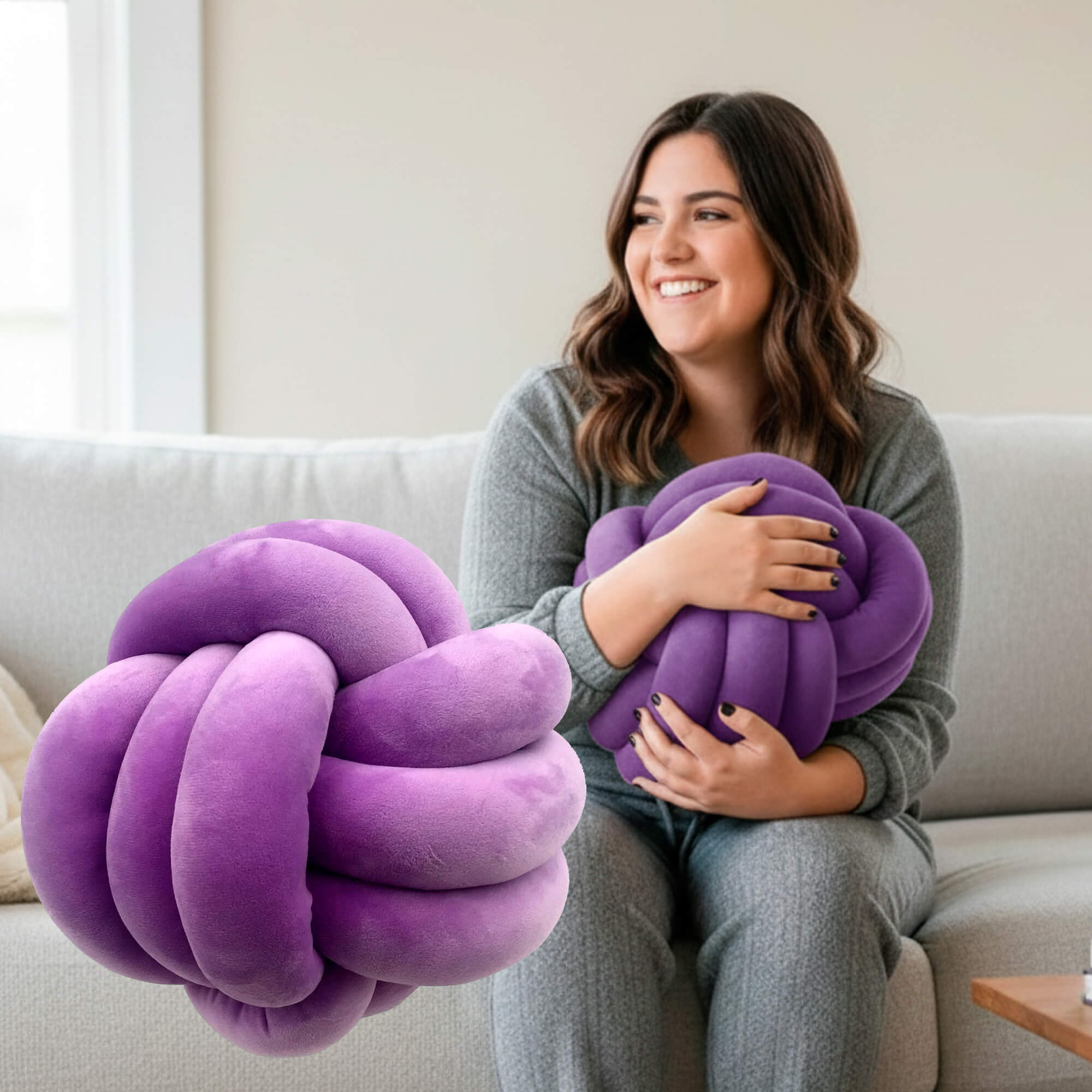 Sensory Cuddle Ball Calming Deep Pressure Cushion | Sensory Aid for Kids & Adults UK