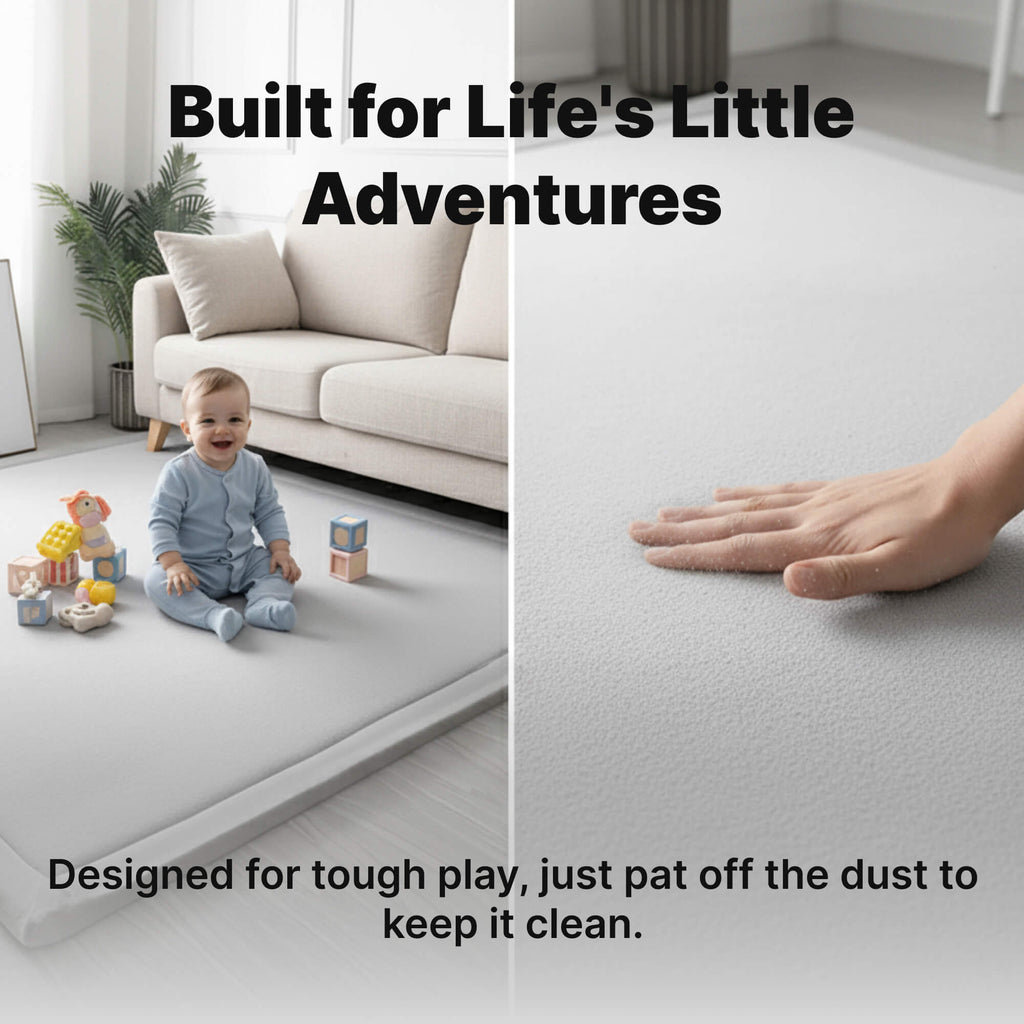 Sensory Rug for Babies | Non-Slip Tatami Matting | Thick Padded play Mat