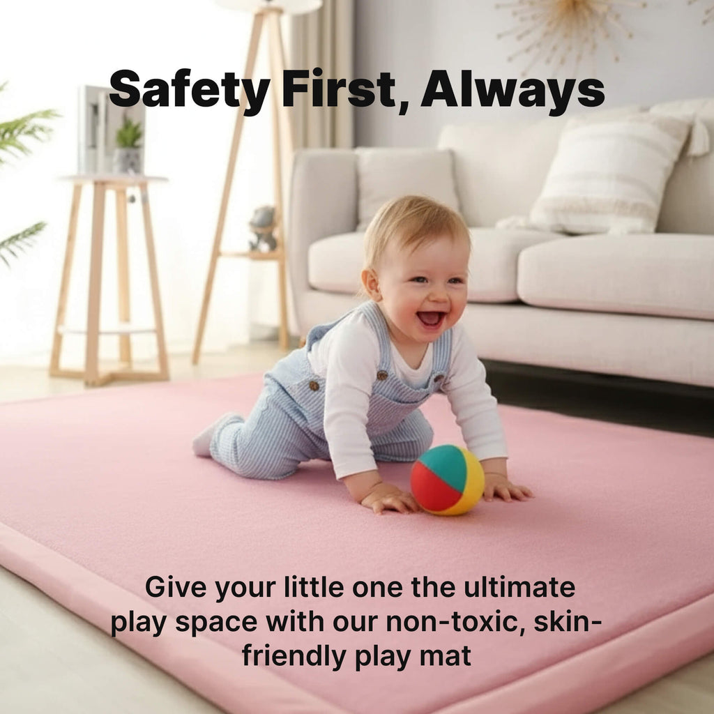 Sensory Rug for Babies | Non-Slip Tatami Matting | Thick Padded play Mat