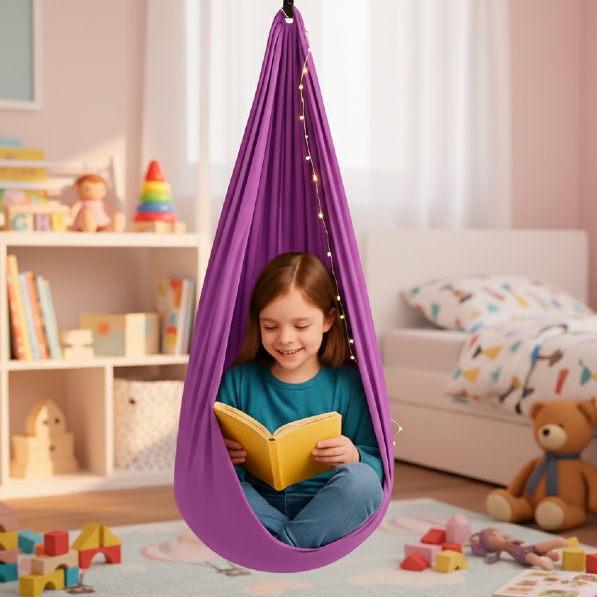 Sensory Swing for Kids & Adults – Indoor & Outdoor Autism Sensory Hammock Swing | Therapy Swing UK