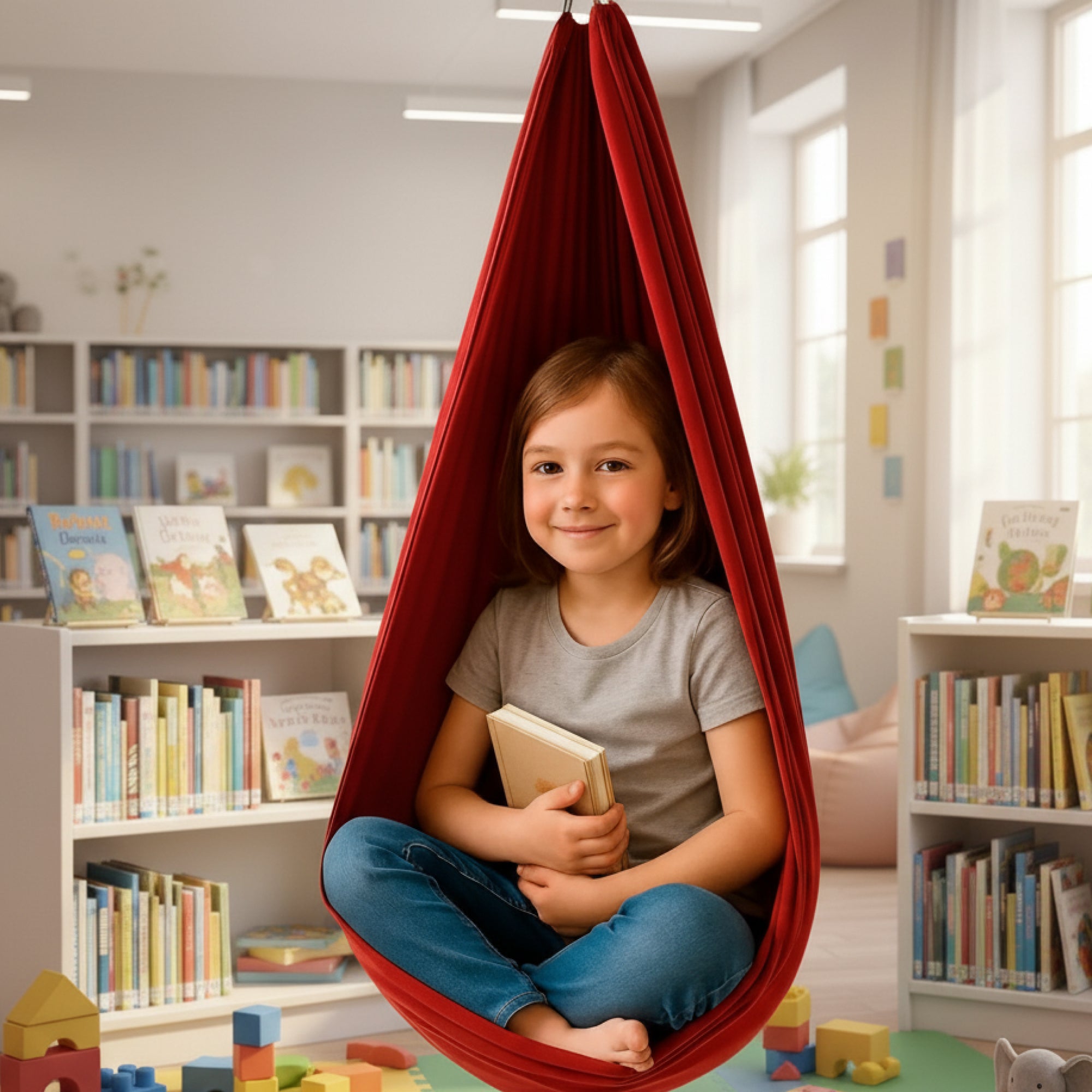 Sensory Swing for Kids & Adults – Indoor & Outdoor Autism Sensory Hammock Swing | Therapy Swing UK