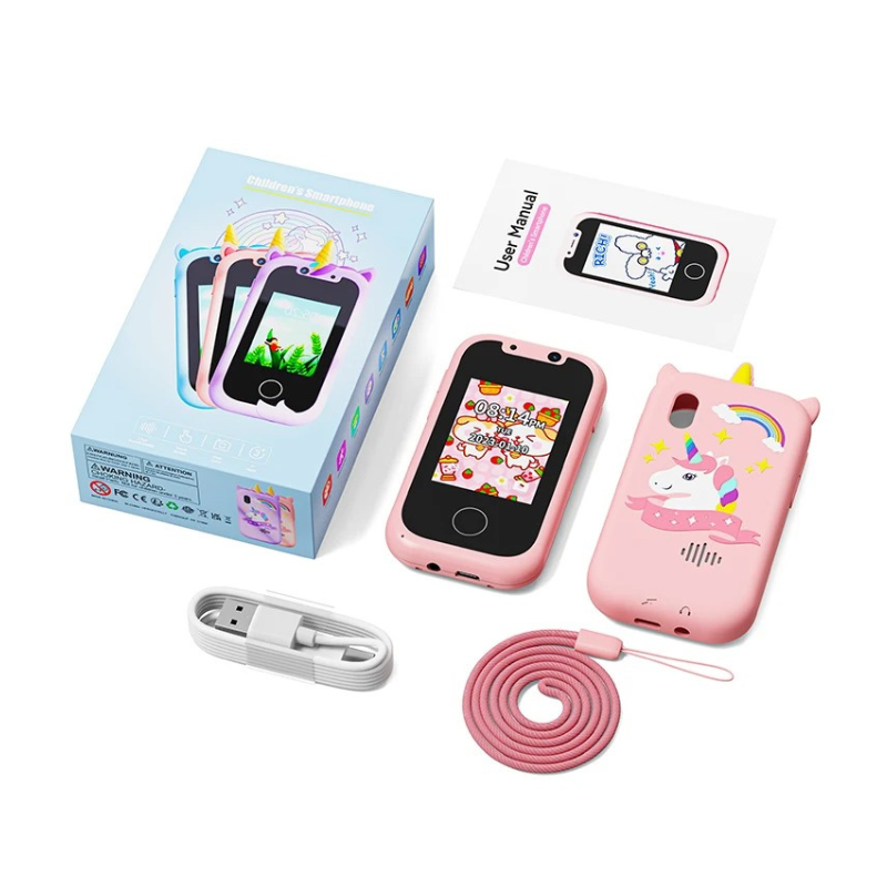 Interactive Kid's Phone | Dual Cameras, 32GB Memory & Educational Games for Ages 3-5+