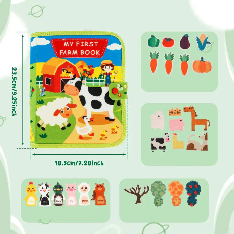 Montessori Farm Story Book | Engaging Animal Education & Early Literacy for Toddlers and Preschoolers