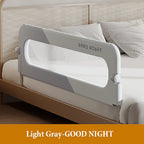 Baby Bed Rail Guardrail Safety Barrier for Crib & Toddler Bed - Prevents Falling, Side Protective Rail for Safe Sleep