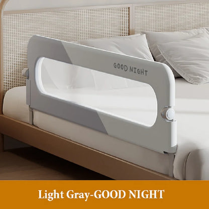 Baby Bed Rail Guardrail Safety Barrier for Crib & Toddler Bed - Prevents Falling, Side Protective Rail for Safe Sleep