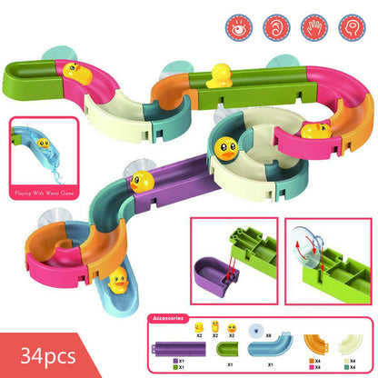 Duck & Slide Bath Toy - Fun and Educational Bath Toy for Toddlers with Duckling Slide