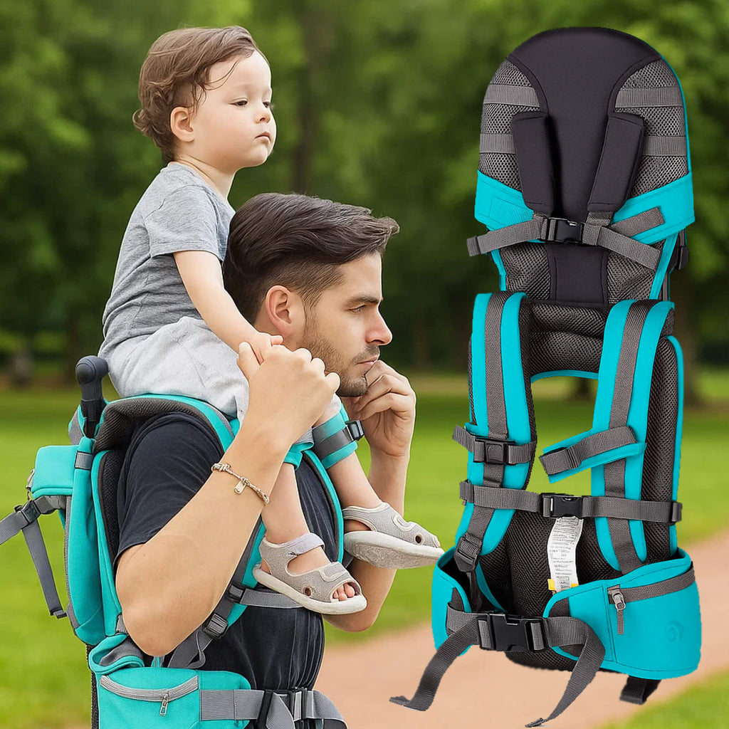 Shoulder Baby Carrier | Comfortable, Secure Design for Children Aged 6 Months to 4 Years | Perfect for Outdoor Adventures and Family Outings