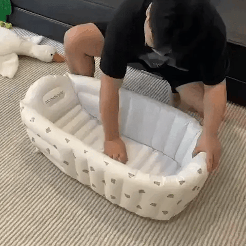 Inflatable Baby Bathtub | Spacious, Soft & Portable for Outdoor and Indoor Bath Time Fun