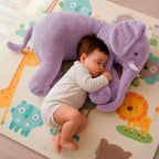 Soft Elephant Cuddle Pillow | Soft, Lightweight & Ideal for Babies and Kids' Naptime and Playtime