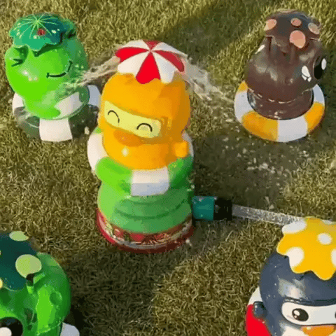 Cartoon Animal Sprinkler | High Spray Height, Encourages Active Play & Fun for Kids Aged 3-5+ in Backyard, Bath or Pool
