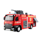 Firefighter Truck Toy for Kids – Light-Up Fire Engine with Sounds, Ladder & Rescue Accessories