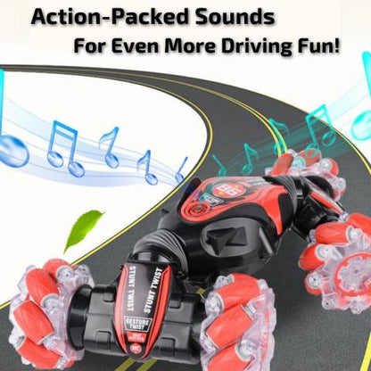 RC StuntTwist Action Car | Gesture-Controlled, All-Terrain Fun for Kids Aged 7+ and Family Adventures