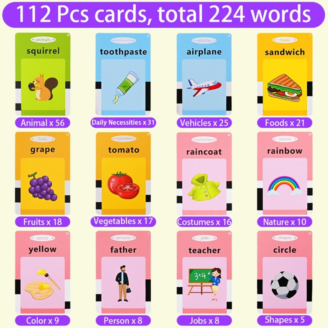 Interactive English Learning Toy for Kids | Fun, Engaging & Educational for Ages 3-8, Perfect for ESL & Vocabulary Building