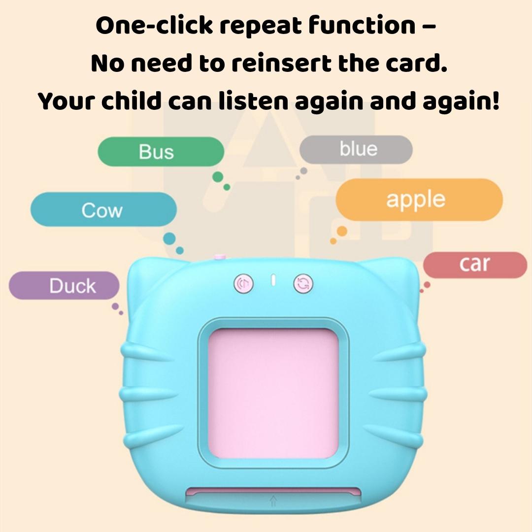 Interactive English Learning Toy for Kids | Engaging Vocabulary Builder with Flashcards for Ages 3-8