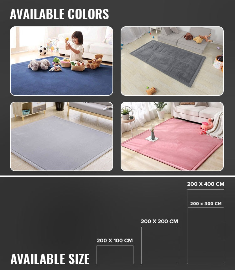 Kids Ultra-Soft Tatami Playmat | Non-Toxic, Anti-Slip & Perfect for Safe Playtime in Dark Grey
