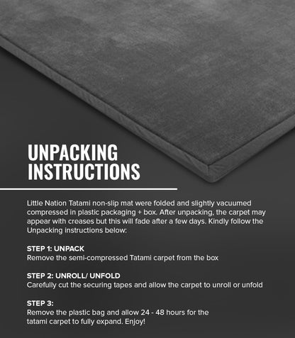 Sensory Rug for Babies | Non-Slip Tatami Matting | Thick Padded play Mat