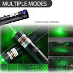Long Range Green Laser Pointer | 5000 Metres High Power Tactical Flashlight for Outdoor Use