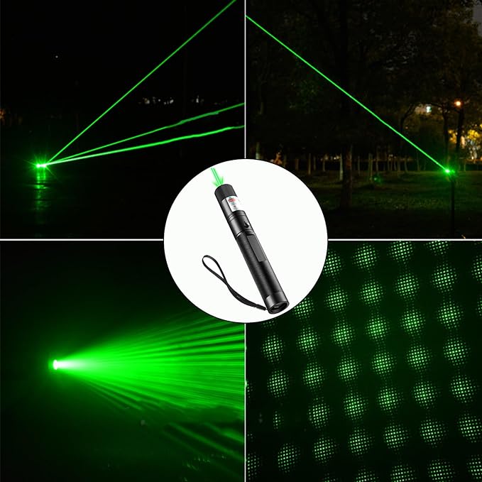 Long Range Green Laser Pointer | 5000 Metres High Power Tactical Flashlight for Outdoor Use
