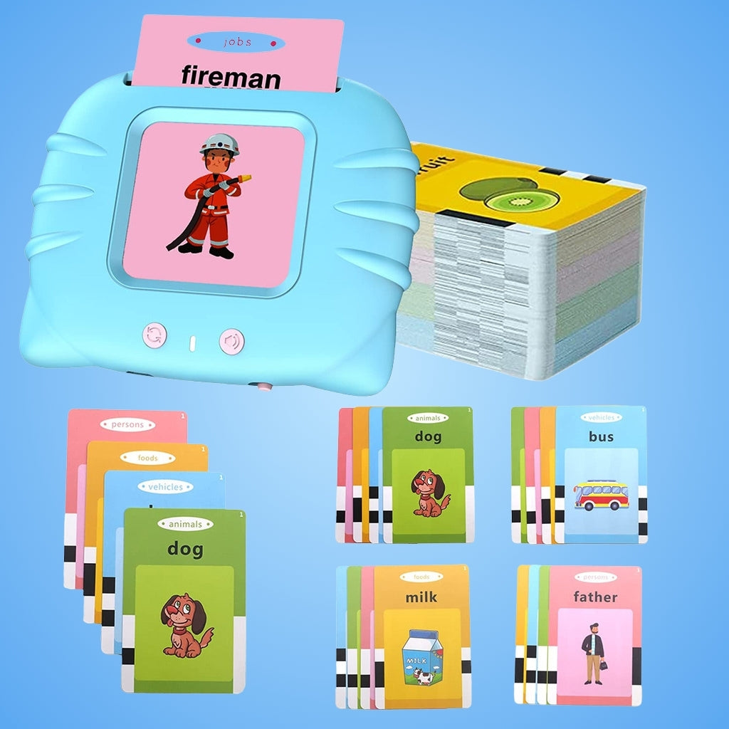 Interactive Flashcards for Kids | Educational Toys - Language Skill Development & Vocabulary Building for Independent Play