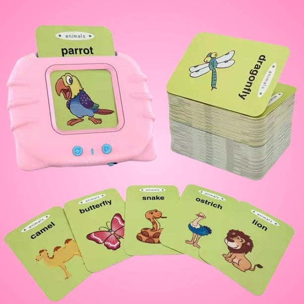 Interactive Flashcards for Kids | Educational Toys - Language Skill Development & Vocabulary Building for Independent Play