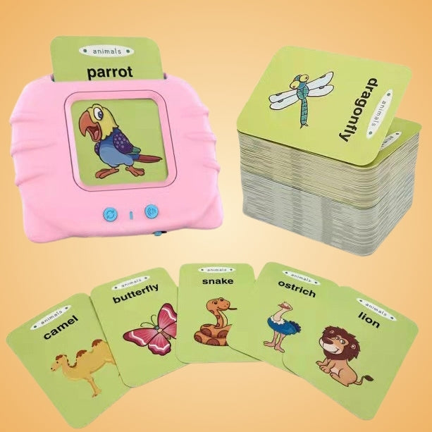 Interactive Flashcards for Kids | Educational Toys - Language Skill Development & Vocabulary Building for Independent Play