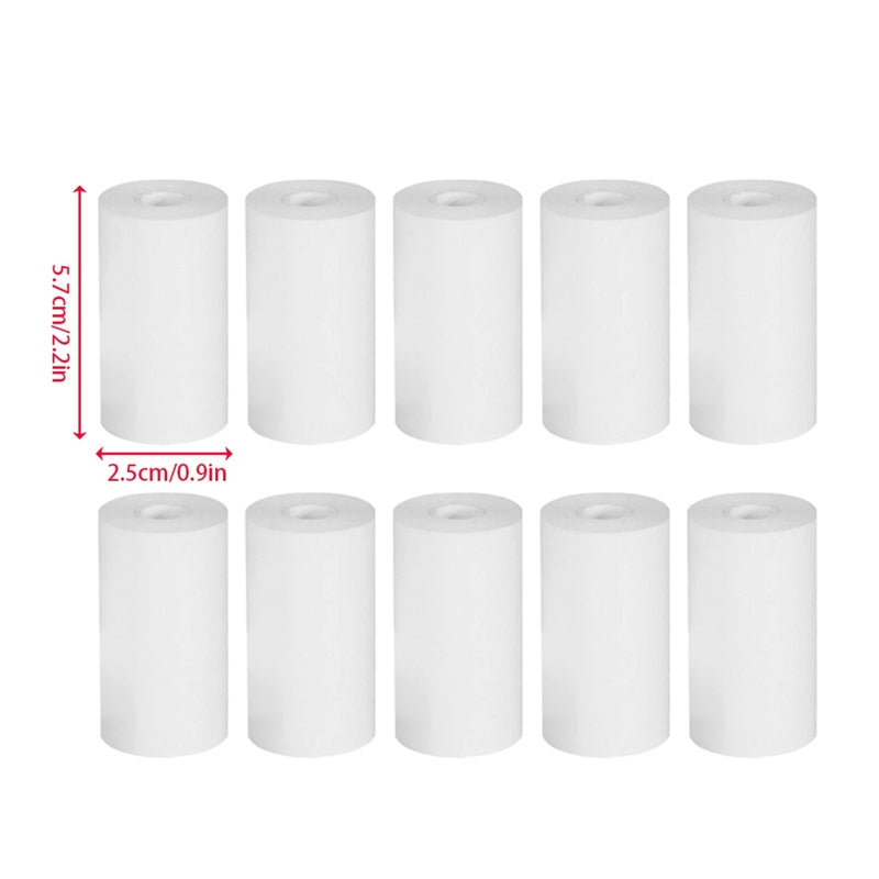 Children's Camera Thermal Printing Paper - 10 Pcs