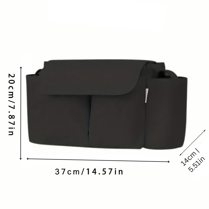 Stroller Organizer with Insulated Bottle Holders | Universal Fit for Busy Parents on the Go