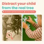 Montessori Chrismas Tree For Kids With Lights - Interactive Wall Toy For Toddlers