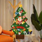 Montessori Chrismas Tree For Kids With Lights - Interactive Wall Toy For Toddlers